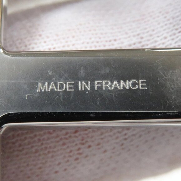 HERMES Chaine d'Ancre Brooch Metal/Epsom Black - Picture 6 of 9